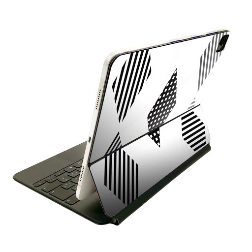 Magic Keyboard 用 スキンシール 11インチ iPad Pro用 第1-4世代 iPad Air 第4-5世代 対応 全面スキンシール フル 前面 背面 保護シール 人気 012435 ダイア ボーダー モノトーン Magic Keyboard 用 スキンシール 11インチ iPad Pro用 第1-4世代 iPad Air 第4-5世代 対応 全面スキンシール フル 前面 背面 保護シール 人気 012435 ダイア ボーダー モノトーン