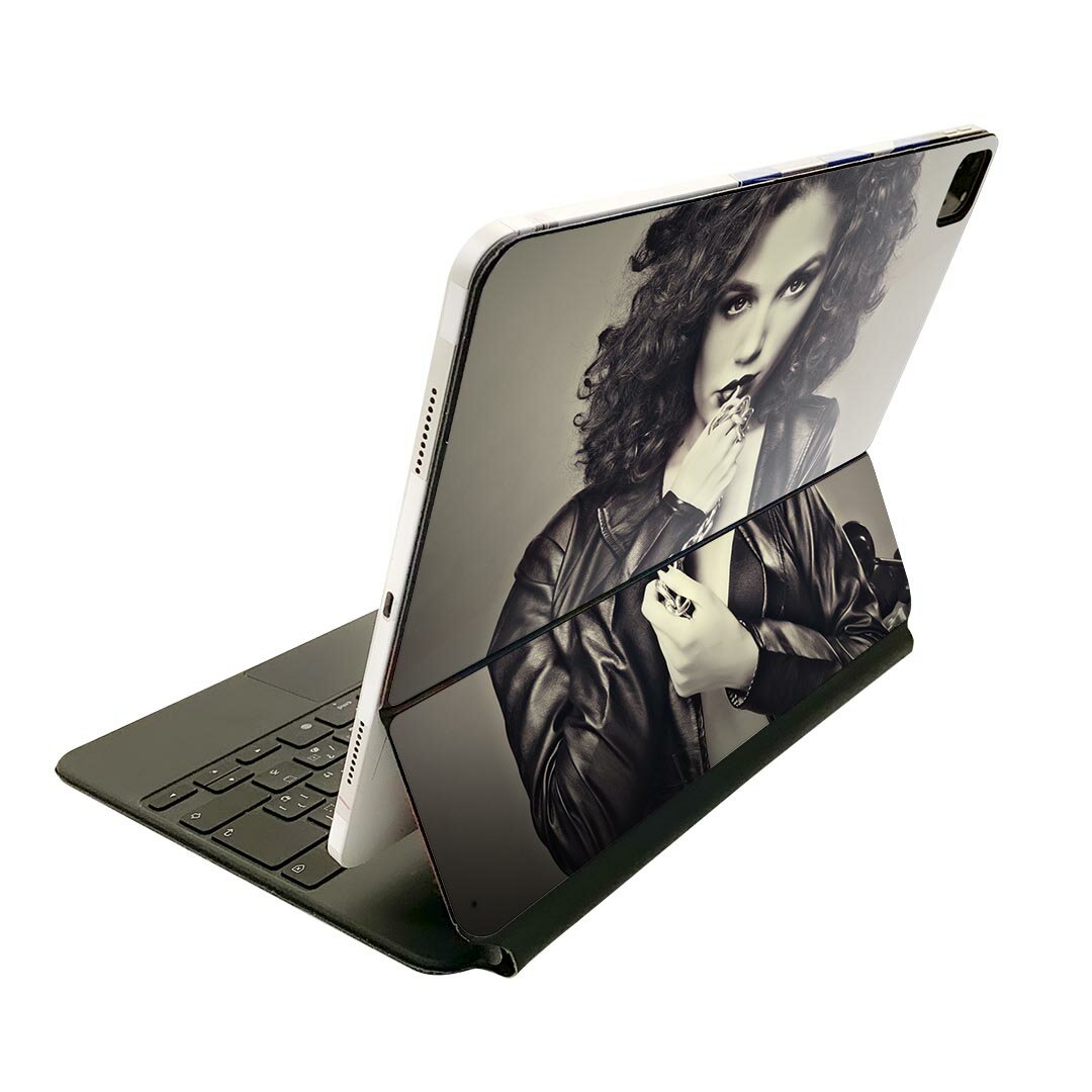 Magic Keyboard 用 スキンシール 11インチ iPad Pro用 第1-4世代 iPad Air 第4-5世代 対応 全面スキンシール フル 前面 背面 保護シール 人気 012690 女性　　写真