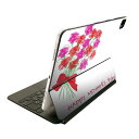 Magic Keyboard 12.9インチ iPad Pro(第4世代、第5世代、第6世代)対応 apple アップル アイパッド 全面スキンシール フル 前面 背面 保護シール 人気 012907 母の日 カーネーション 花