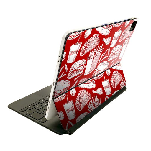 Magic Keyboard 12.9インチ iPad Pro(第4世代、第5世代、第6世代)対応 apple アップル アイパッド 全面スキンシール フル 前面 背面 保護シール 人気 ハンバーガー ポテト 食べ物 012912 Magic Keyboard 12.9インチ iPad Pro(第4世代、第5世代、第6世代)対応 apple アップル アイパッド 全面スキンシール フル 前面 背面 保護シール 人気 ハンバーガー ポテト 食べ物 012912