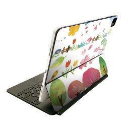 Magic Keyboard 用 スキンシール 11インチ iPad Pro用 第1-4世代 iPad Air 第4-5世代 対応 全面スキンシール フル 前面 背面 保護シール 人気 012990 木　鳥　虫