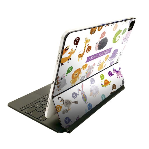 Magic Keyboard 12.9インチ iPad Pro(第4世代、第5世代、第6世代)対応 apple アップル アイパッド 全面スキンシール フル 前面 背面 保護シール 人気 013182 動物 アルファベット Magic Keyboard 12.9インチ iPad Pro(第4世代、第5世代、第6世代)対応 apple アップル アイパッド 全面スキンシール フル 前面 背面 保護シール 人気 013182 動物 アルファベット