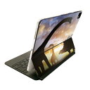 Magic Keyboard 用 スキンシール 11インチ iPad Pro用 第1-4世代 iPad Air 第4-5世代 対応 全面スキンシール フル 前面 背面 保護シール 人気 013281 恐竜 シルエット 夕日(2)