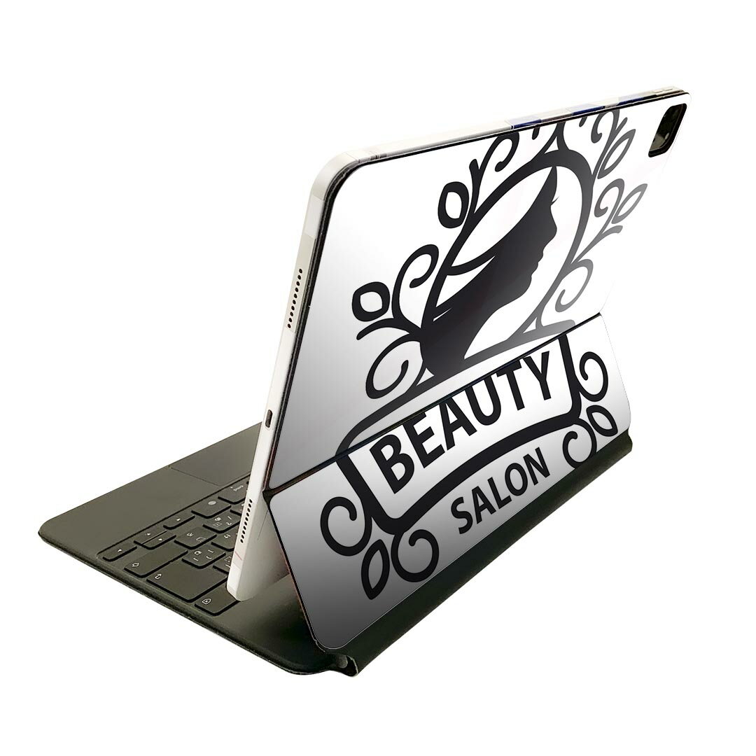 Magic Keyboard 12.9インチ iPad Pro（第4世代、第5世代、第6世代）対応 apple アップル アイパッド 全面スキンシール フル 前面 背面 保護シール 人気 013328 おしゃれ モノトーン 女性
