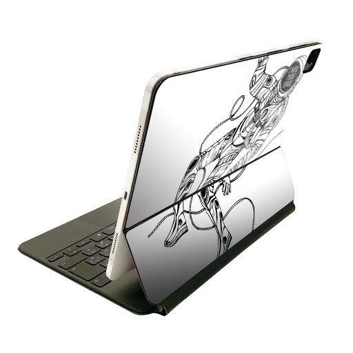 Magic Keyboard 用 スキンシール 11インチ iPad Pro用 第1-4世代 iPad Air 第4-5世代 対応 全面スキンシール フル 前面 背面 保護シール 人気 013333 宇宙 宇宙服 モノトーン Magic Keyboard 用 スキンシール 11インチ iPad Pro用 第1-4世代 iPad Air 第4-5世代 対応 全面スキンシール フル 前面 背面 保護シール 人気 013333 宇宙 宇宙服 モノトーン