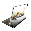 Magic Keyboard 用 スキンシール 11インチ iPad Pro用 第1-4世代 iPad Air 第4-5世代 対応 全面スキンシール フル 前面 背面 保護シール 人気 013373 ハロウィン かぼちゃ 英語