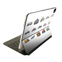 Magic Keyboard 用 スキンシール 11インチ iPad Pro用 第1-4世代 iPad Air 第4-5世代 対応 全面スキンシール フル 前面 背面 保護シール 人気 013483 乗り物 車 自転車