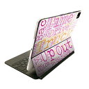 Magic Keyboard 12.9インチ iPad Pro(第4世代、第5世代、第6世代)対応 apple アップル アイパッド 全面スキンシール フル 前面 背面 保護シール 人気 013553 英語 文字(2)