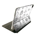Magic Keyboard 12.9インチ iPad Pro(第4世代、第5世代、第6世代)対応 apple アップル アイパッド 全面スキンシール フル 前面 背面 保護シール 人気 013732 ファッション イラスト 家庭(2)