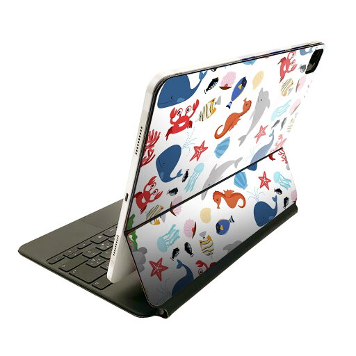 Magic Keyboard 12.9インチ iPad Pro(第4世代、第5世代、第6世代)対応 apple アップル アイパッド 全面スキンシール フル 前面 背面 保護シール 人気 海 アニマル 夏 013743 Magic Keyboard 12.9インチ iPad Pro(第4世代、第5世代、第6世代)対応 apple アップル アイパッド 全面スキンシール フル 前面 背面 保護シール 人気 海 アニマル 夏 013743