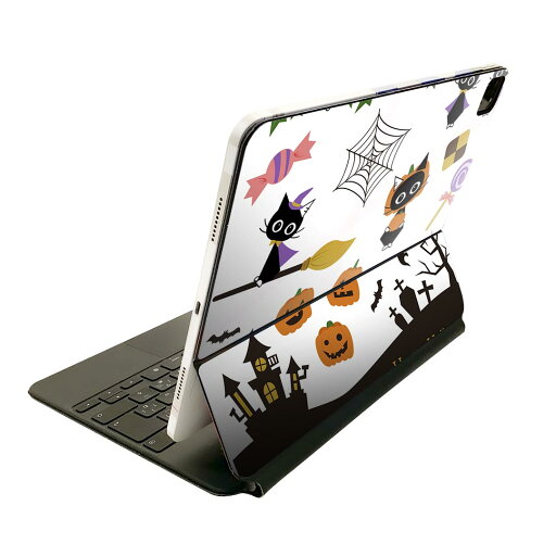 Magic Keyboard 12.9インチ iPad Pro(第4世代、第5世代、第6世代)対応 apple アップル アイパッド 全面スキンシール フル 前面 背面 保護シール 人気 013842 ハロウィン かぼちゃ コウモリ Magic Keyboard 12.9インチ iPad Pro(第4世代、第5世代、第6世代)対応 apple アップル アイパッド 全面スキンシール フル 前面 背面 保護シール 人気 013842 ハロウィン かぼちゃ コウモリ