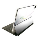 Magic Keyboard 12.9インチ iPad Pro(第4世代、第5世代、第6世代)対応 apple アップル アイパッド 全面スキンシール フル 前面 背面 保護シール 人気 音符 音楽 レインボー 013950