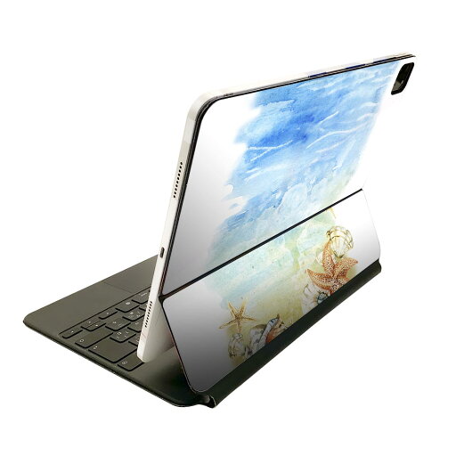 Magic Keyboard 用 スキンシール 11インチ iPad Pro用 第1-4世代 iPad Air 第4-5世代 対応 全面スキンシール フル 前面 背面 保護シール 人気 013999 海 ヒトデ 貝殻 Magic Keyboard 用 スキンシール 11インチ iPad Pro用 第1-4世代 iPad Air 第4-5世代 対応 全面スキンシール フル 前面 背面 保護シール 人気 013999 海 ヒトデ 貝殻