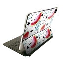 Magic Keyboard 12.9インチ iPad Pro(第4世代、第5世代、第6世代)対応 apple アップル アイパッド 全面スキンシール フル 前面 背面 保護シール 人気 スイカ 模様 トロピカル 014052