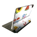 Magic Keyboard 12.9インチ iPad Pro(第4世代、第5世代、第6世代)対応 apple アップル アイパッド 全面スキンシール フル 前面 背面 保護シール 人気 014098 海 夏 花火(2)