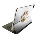 Magic Keyboard 用 スキンシール 11インチ iPad Pro用 第1-4世代 iPad Air 第4-5世代 対応 全面スキンシール フル 前面 背面 保護シール 人気 014113 動物 足跡(2)