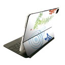 Magic Keyboard 12.9インチ iPad Pro(第4世代、第5世代、第6世代)対応 apple アップル アイパッド 全面スキンシール フル 前面 背面 保護シール 人気 014122 夏 祭り 植物