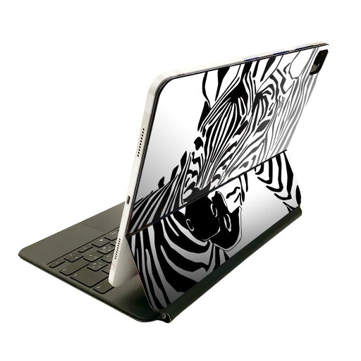 Magic Keyboard 用 スキンシール 11インチ iPad Pro用 第1-4世代 iPad Air 第4-5世代 対応 全面スキンシール フル 前面 背面 保護シール 人気 014174 シマウマ 動物 アニマル Magic Keyboard 用 スキンシール 11インチ iPad Pro用 第1-4世代 iPad Air 第4-5世代 対応 全面スキンシール フル 前面 背面 保護シール 人気 014174 シマウマ 動物 アニマル