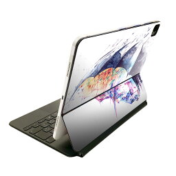 Magic Keyboard 12.9インチ iPad Pro（第4世代、第5世代、第6世代）対応 apple アップル アイパッド　全面スキンシール フル 前面　背面 保護シール 人気 014179 傘　風景　イラスト