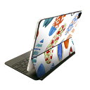 Magic Keyboard 12.9インチ iPad Pro(第4世代、第5世代、第6世代)対応 apple アップル アイパッド 全面スキンシール フル 前面 背面 保護シール 人気 014332 サーフィン ボード 模様(2)