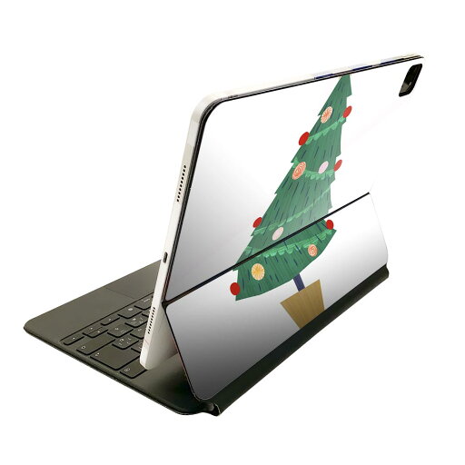Magic Keyboard 用 スキンシール 11インチ iPad Pro用 第1-4世代 iPad Air 第4-5世代 対応 全面スキンシール フル 前面 背面 保護シール 人気 014373 クリスマス ツリー Magic Keyboard 用 スキンシール 11インチ iPad Pro用 第1-4世代 iPad Air 第4-5世代 対応 全面スキンシール フル 前面 背面 保護シール 人気 014373 クリスマス ツリー