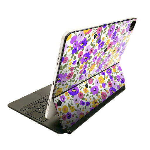 Magic Keyboard 用 スキンシール 11インチ iPad Pro用 第1-4世代 iPad Air 第4-5世代 対応 全面スキンシール フル 前面 背面 保護シール 人気 014439 小花柄 カラフル 花 Magic Keyboard 用 スキンシール 11インチ iPad Pro用 第1-4世代 iPad Air 第4-5世代 対応 全面スキンシール フル 前面 背面 保護シール 人気 014439 小花柄 カラフル 花