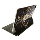 Magic Keyboard 12.9インチ iPad Pro(第4世代、第5世代、第6世代)対応 apple アップル アイパッド 全面スキンシール フル 前面 背面 保護シール 人気 ネイティブ柄 模様 014489(2)