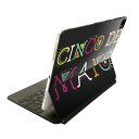 Magic Keyboard 用 スキンシール 11インチ iPad Pro用 第1-4世代 iPad Air 第4-5世代 対応 全面スキンシール フル 前面 背面 保護シール 人気 014515 カラフル 文字(2)