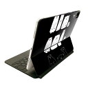 Magic Keyboard 12.9インチ iPad Pro(第4世代、第5世代、第6世代)対応 apple アップル アイパッド 全面スキンシール フル 前面 背面 保護シール 人気 クマ 動物 アニマル 014600(2)