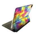 Magic Keyboard 用 スキンシール 11インチ iPad Pro用 第1-4世代 iPad Air 第4-5世代 対応 全面スキンシール フル 前面 背面 保護シール 人気 014647 模様 レインボー