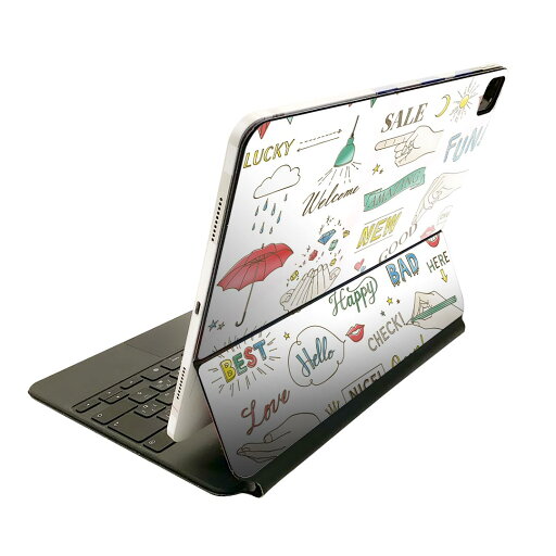 Magic Keyboard 12.9インチ iPad Pro(第4世代、第5世代、第6世代)対応 apple アップル アイパッド 全面スキンシール フル 前面 背面 保護シール 人気 014743 英語 フラッグ カラフル Magic Keyboard 12.9インチ iPad Pro(第4世代、第5世代、第6世代)対応 apple アップル アイパッド 全面スキンシール フル 前面 背面 保護シール 人気 014743 英語 フラッグ カラフル