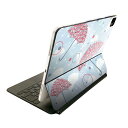 Magic Keyboard 12.9インチ iPad Pro(第4世代、第5世代、第6世代)対応 apple アップル アイパッド 全面スキンシール フル 前面 背面 保護シール 人気 014844 傘 雨 イラスト