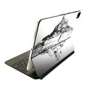 Magic Keyboard 用 スキンシール 11インチ iPad Pro用 第1-4世代 iPad Air 第4-5世代 対応 全面スキンシール フル 前面 背面 保護シール 人気 015276 城 絵画 風景(2)