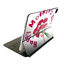 Magic Keyboard 12.9インチ iPad Pro(第4世代、第5世代、第6世代)対応 apple アップル アイパッド 全面スキンシール フル 前面 背面 保護シール 人気 母の日 バラ 花 母 カーネーション 015277