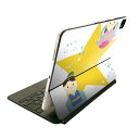 Magic Keyboard 用 スキンシール 11インチ iPad Pro用 第1-4世代 iPad Air 第4-5世代 対応 全面スキンシール フル 前面 背面 保護シール 人気 015292 七夕 ひこぼし 星 おりひめ
