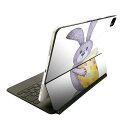 Magic Keyboard 用 スキンシール 11インチ iPad Pro用 第1-4世代 iPad Air 第4-5世代 対応 全面スキンシール フル 前面 背面 保護シール 人気 015323 1 イースター たまご とり ケーキ パステル(2)