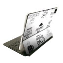 Magic Keyboard 12.9インチ iPad Pro(第4世代、第5世代、第6世代)対応 apple アップル アイパッド 全面スキンシール フル 前面 背面 保護シール 人気 015490 父の日 英字
