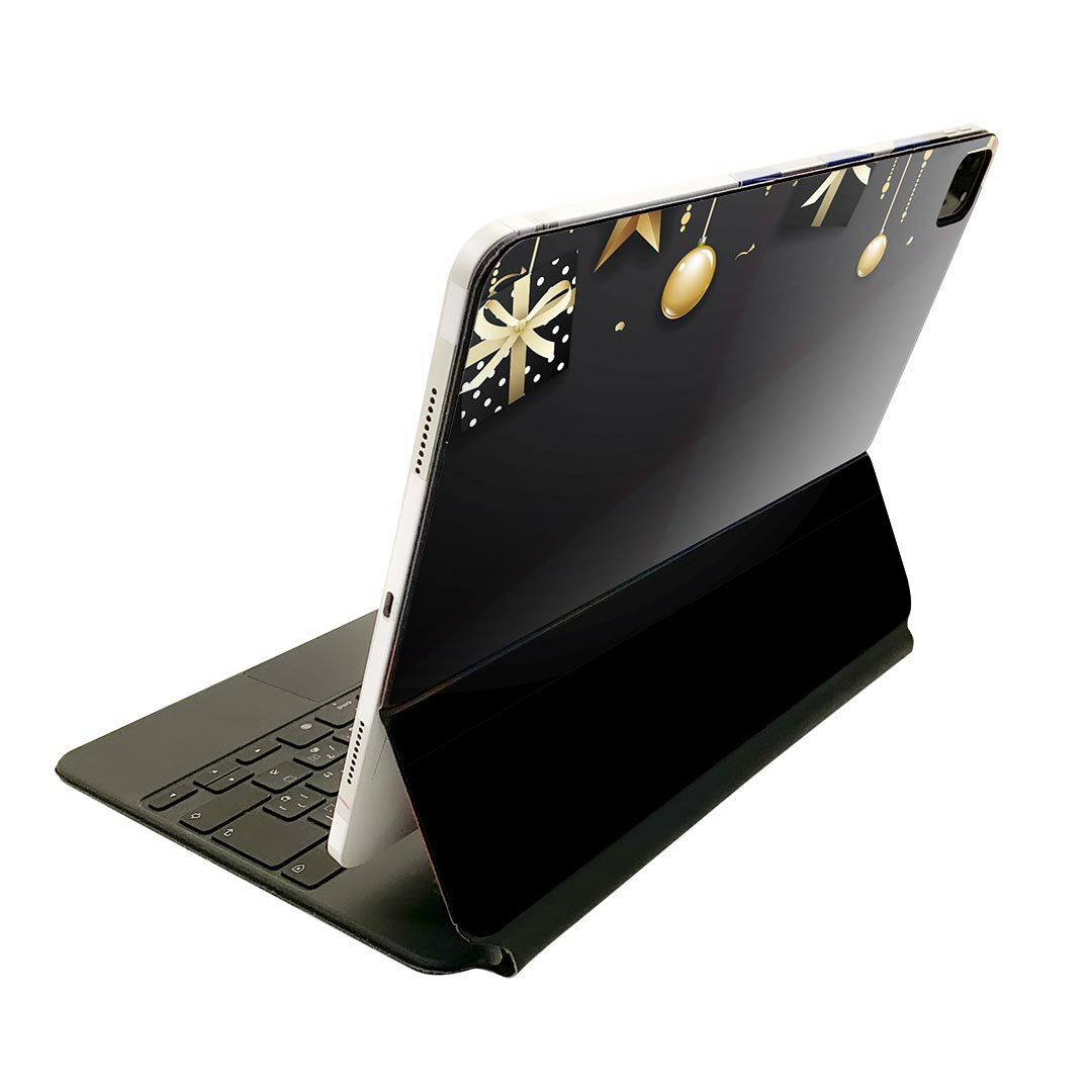 Magic Keyboard 用 スキンシール 11インチ iPad Pro用 第1-4世代 iPad Air 第4-5世代 対応 全面スキンシール フル 前面 背面 保護シール 人気 015632 星 夜空 キラキラ