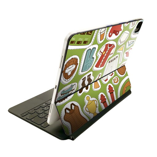 Magic Keyboard 用 スキンシール 11インチ iPad Pro用 第1-4世代 iPad Air 第4-5世代 対応 全面スキンシール フル 前面 背面 保護シール 人気 015711 野球 運動 球技 Magic Keyboard 用 スキンシール 11インチ iPad Pro用 第1-4世代 iPad Air 第4-5世代 対応 全面スキンシール フル 前面 背面 保護シール 人気 015711 野球 運動 球技