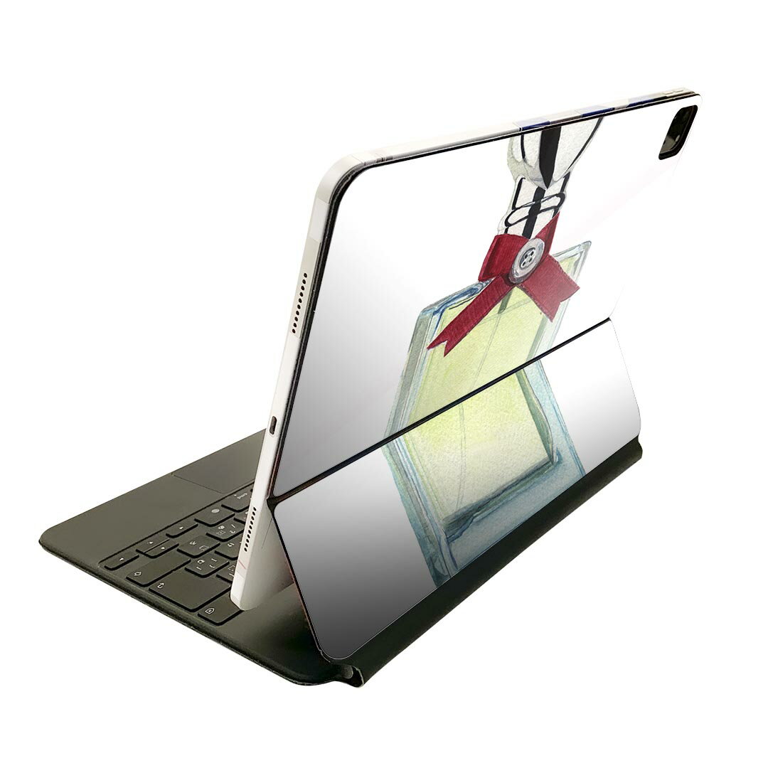 Magic Keyboard 12.9インチ iPad Pro（第4世代、第5世代、第6世代）対応 apple アップル アイパッド　全面スキンシール フル 前面　背面 保護シール 人気 015828 香水　perfume　化粧