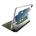 Magic Keyboard 12.9インチ iPad Pro(第4世代、第5世代、第6世代)対応 apple アップル アイパッド 全面スキンシール フル 前面 背面 保護シール 人気 015856 お月見 うさぎ 秋
