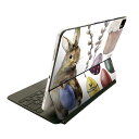 Magic Keyboard 用 スキンシール 11インチ iPad Pro用 第1-4世代 iPad Air 第4-5世代 対応 全面スキンシール フル 前面 背面 保護シール 人気 015879 イースター easter うさぎ