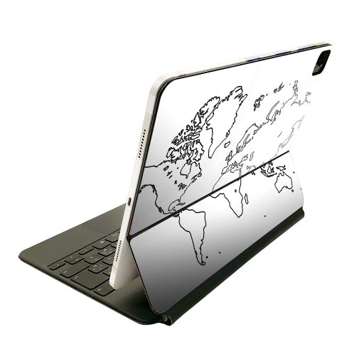Magic Keyboard 用 スキンシール 11インチ iPad Pro用 第1-4世代 iPad Air 第4-5世代 対応 全面スキンシール フル 前面 背面 保護シール 人気 016160 地図 世界地図 Magic Keyboard 用 スキンシール 11インチ iPad Pro用 第1-4世代 iPad Air 第4-5世代 対応 全面スキンシール フル 前面 背面 保護シール 人気 016160 地図 世界地図