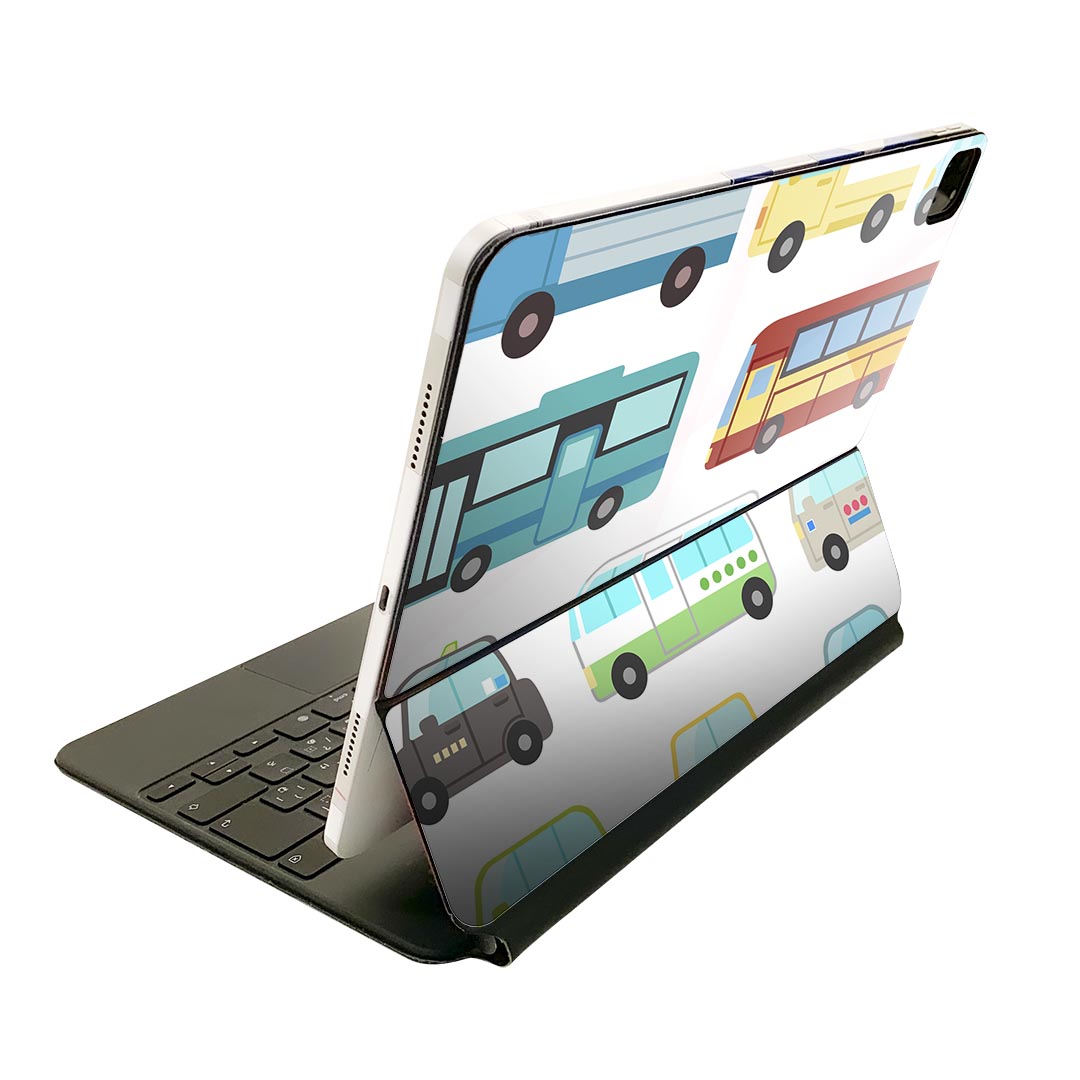 Magic Keyboard 12.9インチ iPad Pro（第4世代、第5世代、第6世代）対応 apple アップル アイパッド 全面スキンシール フル 前面 背面 ..