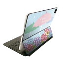 Magic Keyboard 12.9インチ iPad Pro(第4世代、第5世代、第6世代)対応 apple アップル アイパッド 全面スキンシール フル 前面 背面 保護シール 人気 016433 雨 傘 梅雨