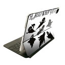Magic Keyboard 12.9インチ iPad Pro(第4世代、第5世代、第6世代)対応 apple アップル アイパッド 全面スキンシール フル 前面 背面 保護シール 人気 017459 ハロウィン おばけ 黒 モノトーン