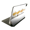 Magic Keyboard 12.9インチ iPad Pro(第4世代、第5世代、第6世代)対応 apple アップル アイパッド 全面スキンシール フル 前面 背面 保護シール 人気 017474 ハロウィン かわいい かぼちゃ パンプキン 星