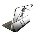 Magic Keyboard 12.9インチ iPad Pro(第4世代、第5世代、第6世代)対応 apple アップル アイパッド 全面スキンシール フル 前面 背面 保護シール 人気 017480 ハロウィン ホラー リアル 骸骨 ガイコツ ホラー