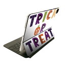 Magic Keyboard 用 スキンシール 11インチ iPad Pro用 第1-4世代 iPad Air 第4-5世代 対応 全面スキンシール フル 前面 背面 保護シール 人気 017501 ハロウィン かわいい trick or trat 英字 カラフル