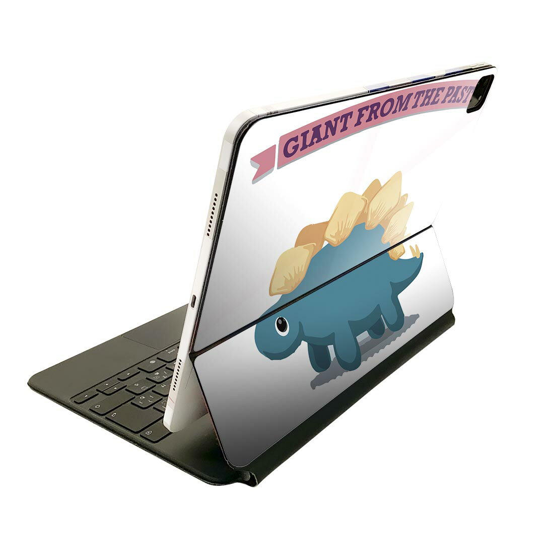 Magic Keyboard 用 スキンシール 11インチ iPad Pro用 第1-4世代 iPad Air 第4-5世代 対応 全面スキンシール フル 前面 背面 保護シール 人気 017546 ダイナソー ダイナソー　恐竜　Dinosaur